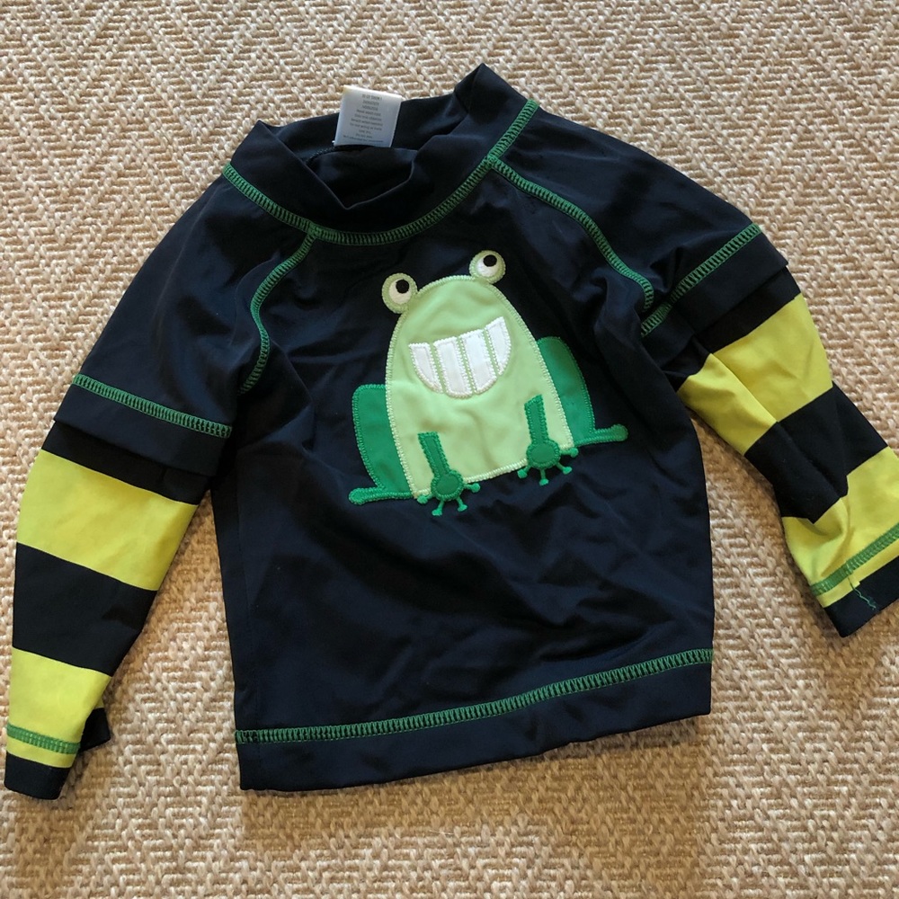 Frog rashguard Gymboree